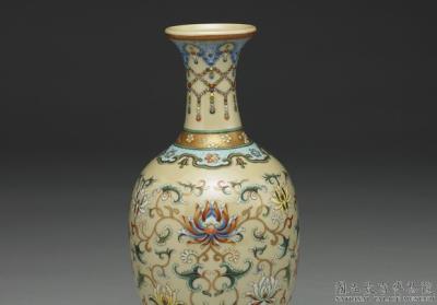 图片[2]-Vase with Indian lotus in yangcai painted enamels, Qianlong reign (1736-1795), Qing dynasty-China Archive